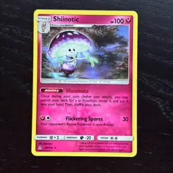 Shiinotic 93/156 Pokemon Ultra Prism Sun & Moon Regular Rare Card LP/MP - Image 1