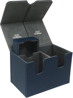 AEGIS GUARDIAN Card Deck Box with Dice Tray for MTG Cards Commander Deck Box Hol - Image 1