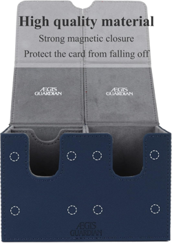 AEGIS GUARDIAN Card Deck Box with Dice Tray for MTG Cards Commander Deck Box Hol - Image 3