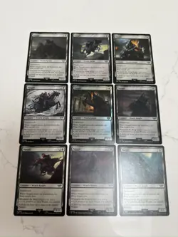 Nazgul x 9 cards - COMPLETE SET (including 1 FOIL) - MTG - Lord of the Rings - Image 1
