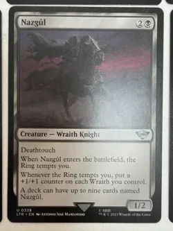 Nazgul x 9 cards - COMPLETE SET (including 1 FOIL) - MTG - Lord of the Rings - Image 3