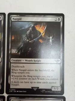 Nazgul x 9 cards - COMPLETE SET (including 1 FOIL) - MTG - Lord of the Rings - Image 4