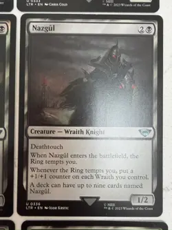 Nazgul x 9 cards - COMPLETE SET (including 1 FOIL) - MTG - Lord of the Rings - Image 5