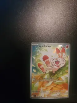Scorbunny 225/217 Illustration Rare Ascended Heroes Pokemon Card NM - Image 5