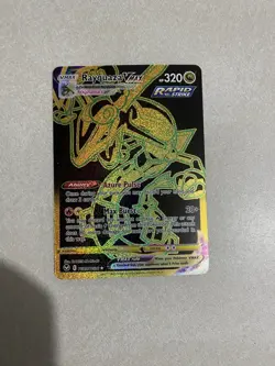 Pokemon TCG Rayquaza VMAX Holo Ultra Rare Card TG29/TG30 - Image 1