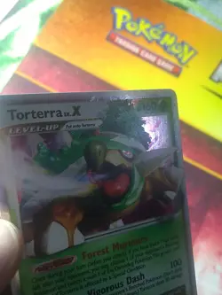 Pokemon TCG Diamond and Pearl Torterra LV.X DP09 Holo Promo Card - Image 3