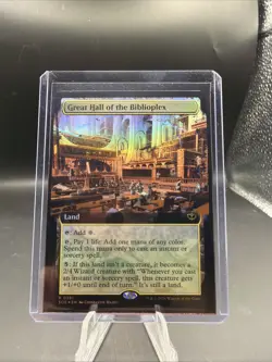 Great Hall of the Biblioplex (Extended Art) Secrets of Strixhaven Foil - Image 1
