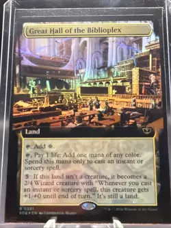 Great Hall of the Biblioplex (Extended Art) Secrets of Strixhaven Foil - Image 2