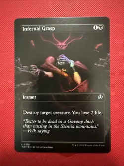 Infernal Grasp (Borderless) Innistrad Remastered Foil - Image 1