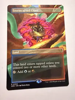 Stormcarved Coast (Borderless) ✅Secrets of Strixhaven ✅ Magic (mtg) - Image 1