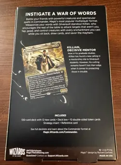 Magic: The Gathering, Secrets of Strixhaven Commander Deck Silverquill Influence - Image 2