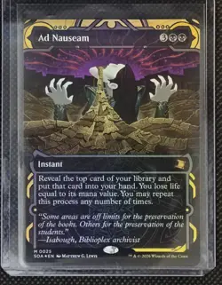 Ad Nauseam - Foil Secrets of Strixhaven MTG - Image 1