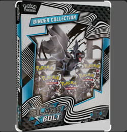 Pokemon TCG: Black Bolt Binder Collection In Hand - Image 1