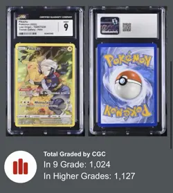 2022 Pokemon Lost Origin - Pikachu #TG05/TG30 CGC 9 Mint - Image 4