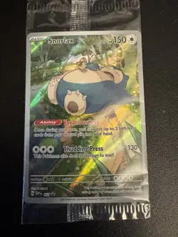 Pokemon Snorlax 51/ SV Black Star Promos Near Mint Condition SEALED - Image 1