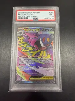 Pokemon Mega Gengar ex #269 Ascended Heroes Mega Attack Rare PSA 9 Holo - Image 1