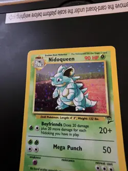Nidoqueen ⭐ 7/64 Holo Rare Jungle 1999 Pokemon LP With Swirl - Image 3