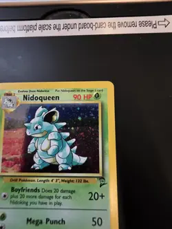 Nidoqueen ⭐ 7/64 Holo Rare Jungle 1999 Pokemon LP With Swirl - Image 4