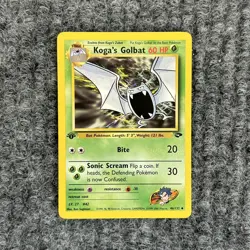 VTG Pokemon Gym Challenge Koga's Golbat 46/132 1st Ed Uncommon NM - Image 1