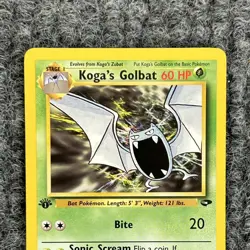 VTG Pokemon Gym Challenge Koga's Golbat 46/132 1st Ed Uncommon NM - Image 3