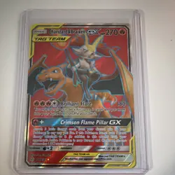 Pokemon Charizard & Braixen GX 212/236 Sm-Cosmic Eclipse Ultra Rare Full Art Ho… - Image 1