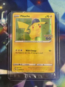Pikachu Holo 028/078 Promo SEALED Pokemon Go Sword & Shield 2022 New - Image 1