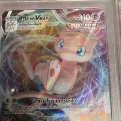 Pokemon Mew VMAX Full Art Holo Ultra Rare 310 HP 114/264 Fusion Strike PSA 10 - Image 2