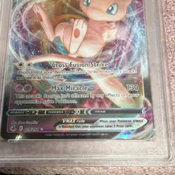 Pokemon Mew VMAX Full Art Holo Ultra Rare 310 HP 114/264 Fusion Strike PSA 10 - Image 3