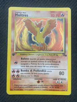Pokemon TCG MOLTRES 12/62 HOLO Fossil - 1999 ITA ITALIANO 1a Edizione - Image 1