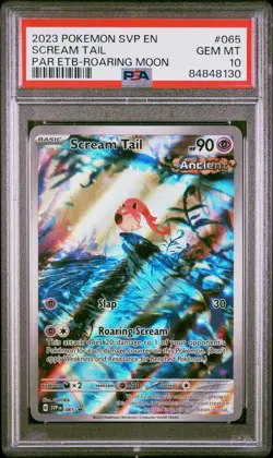 2023 Pokemon Center Paradox Rift Black Star Promo SVP EN 065 Scream Tail PSA 10 - Image 1