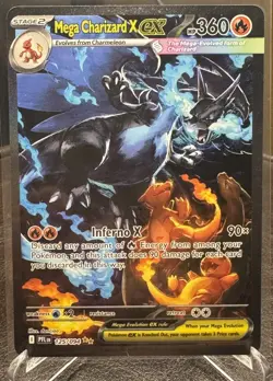 The Pokemon Company Mega Charizard X EX 125/094 Me02 Phantasmal Flames Holo EN - Image 1