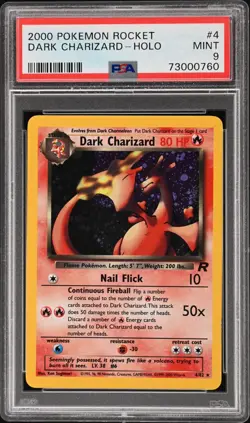 Pokemon TCG Dark Charizard Holo Rare 04/82 - Image 1