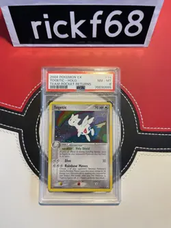 2004 POKEMON EX TEAM ROCKET RETURNS 14 TOGETIC-HOLO PSA 8 - Image 1