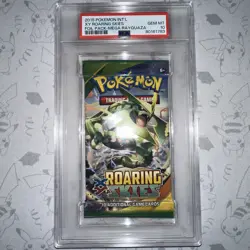 2015 Pokemon XY Roaring Skies Mega Rayquaza Factory Sealed Booster Pack PSA 10 - Image 1