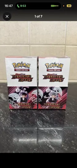 Pokemon TCG - Destined Rivals x 2 Sealed Half Booster Box’s - Image 1