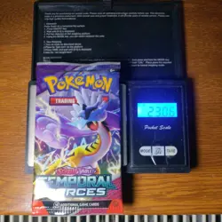 Heavy 23.06g Pokemon Tcg temporal forces Booster Pack Factory Sealed New - Image 1