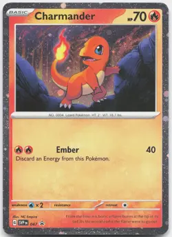 Charmander (Cosmos Holo) 047 Holo Promo Scarlet & Violet Promo Pokemon Near Mint - Image 1