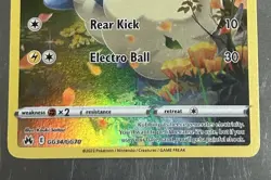 Pokemon TCG Mareep GG34/GG70 Crown Zenith Galarian Gallery Holo Rare NM - Image 5