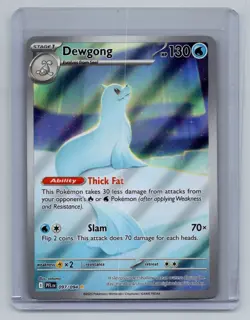 Dewgong 097/094 Phantasmal Flames NM Illustration Rare Pokemon TCG NM - Image 1
