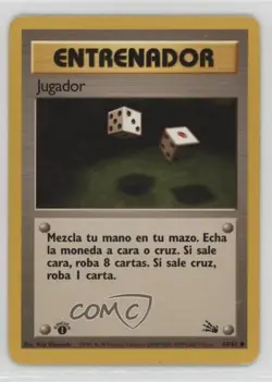 Gambler Spanish 1st Ed. Pokemon Fossil #60 1999 - Image 1