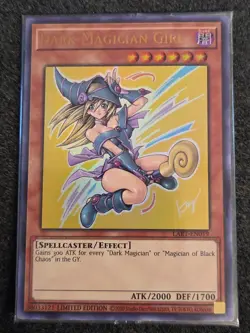 Yugioh Dark Magician Girl LART-EN019 Ultra Rare Lost Art Promo Sealed! ORIGINAL! - Image 1