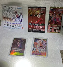 One Piece Monkey D. Luffy Portgas D. Ace OP05 OP13 EB03 Mixed Pack Lot Japanese - Image 1