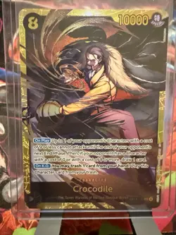 One Piece CCG Crocodile OP14-120 Full Art Alt Art Special Foil - Image 1