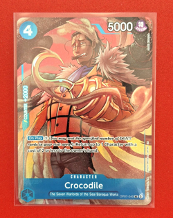 Crocodile - One Piece TCG OP07-040 Seven Warlords of Sea Set English Alt Promo - Image 1