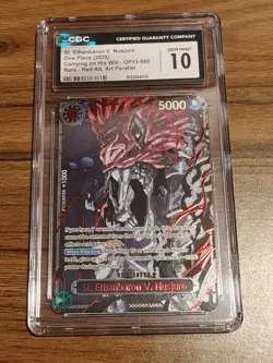 One Piece OP13 Five Elders Demon God Pack Seq. Set EN CGC Pristine 10 - Image 2