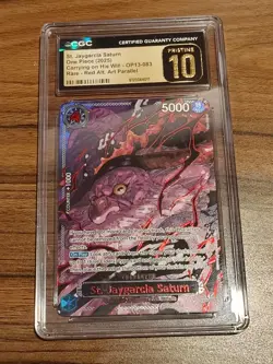 One Piece OP13 Five Elders Demon God Pack Seq. Set EN CGC Pristine 10 - Image 3