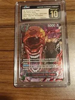 One Piece OP13 Five Elders Demon God Pack Seq. Set EN CGC Pristine 10 - Image 4