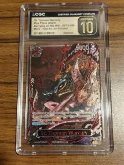 One Piece OP13 Five Elders Demon God Pack Seq. Set EN CGC Pristine 10 - Image 5