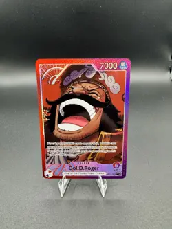 One Piece CCG Card Gol.D.Roger Alt Art OP13-003 Carrying On His Will - Image 1