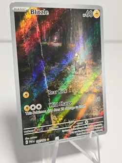 Blitzle 195/182 PAR Paradox Rift Illustration Rare Holo Pokemon Card NM - Image 2